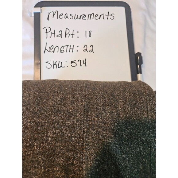 Body By Victoria Short Wool Blend Jacket With Faux Fur Collar Sz 6 Fully Lined - Picture 8 of 8